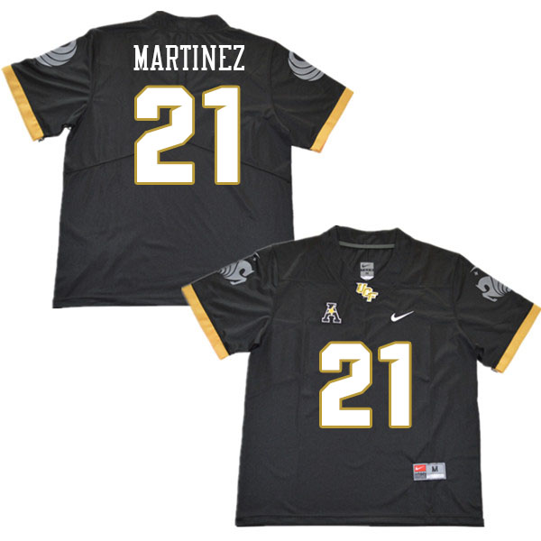 Youth #21 Nikai Martinez UCF Knights College Football Jerseys Stitched Sale-Black